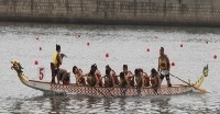 HKUST Dragon Boat Team placed the top of the victory platform