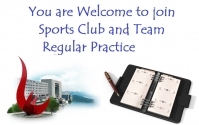Sports Club and Team Regular Practice Schedule (by Sports)